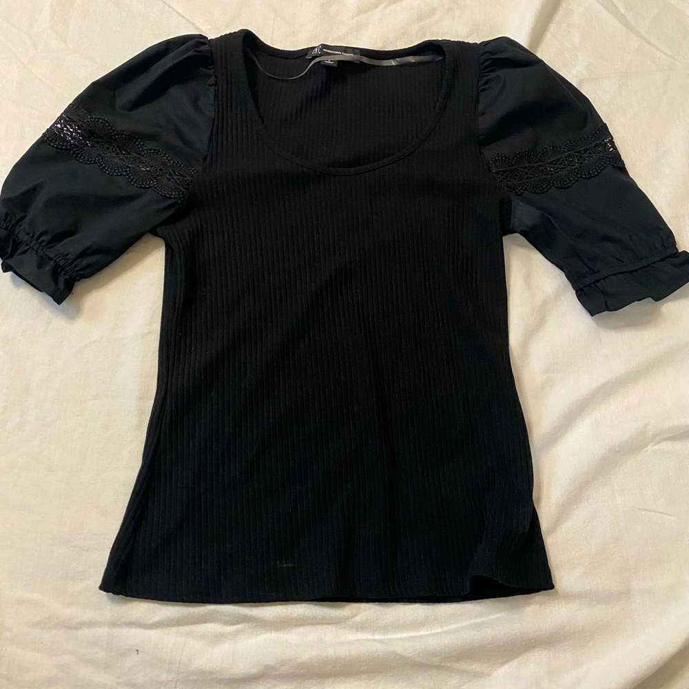 International Concepts Black Blouse